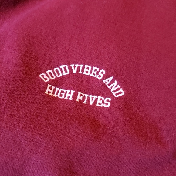 *SOLD* Good Vibes and High Fives Sweatshirt - Picture 3 of 5